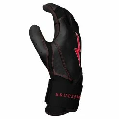 Bruce Bolt PREMIUM PRO TC42 Series Long Cuff Batting Gloves | BLACK -APPAREL Sales Store premium pro tc42 series long cuff batting gloves black gloves brucebolt 894976