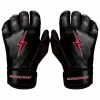 Bruce Bolt PREMIUM PRO TC42 Series Short Cuff Batting Gloves | BLACK -APPAREL Sales Store premium pro tc42 series short cuff batting gloves black gloves brucebolt 408920